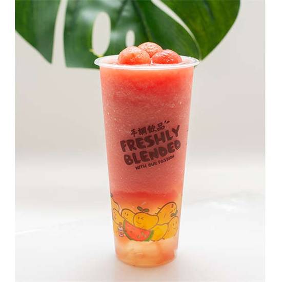 Watermelon Slush with Honey Jelly 西瓜蜂蜜爽